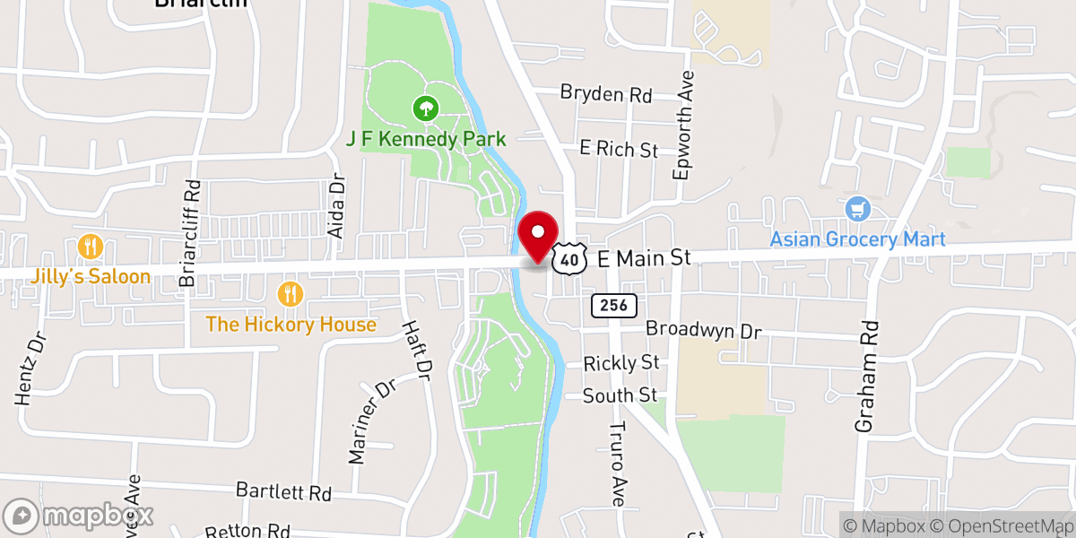 Map showing location of Joy in the Wilderness Ministries