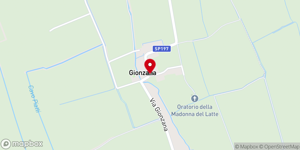 Map showing location of Chiesa Parrocchiale di Gionzana