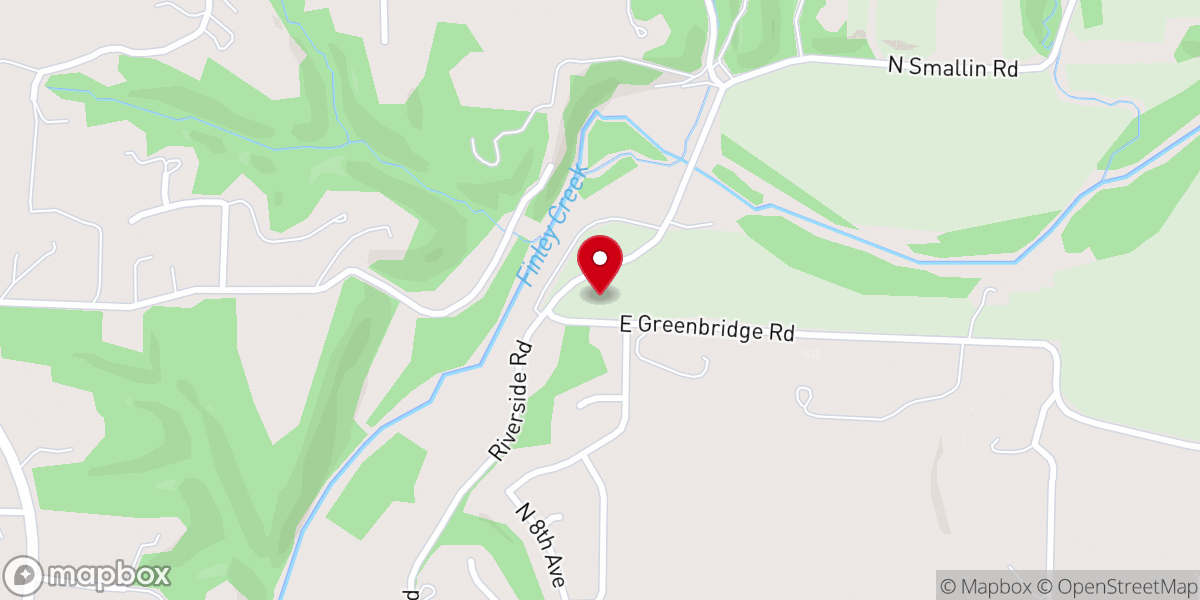 Map showing location of Faith Family Farms