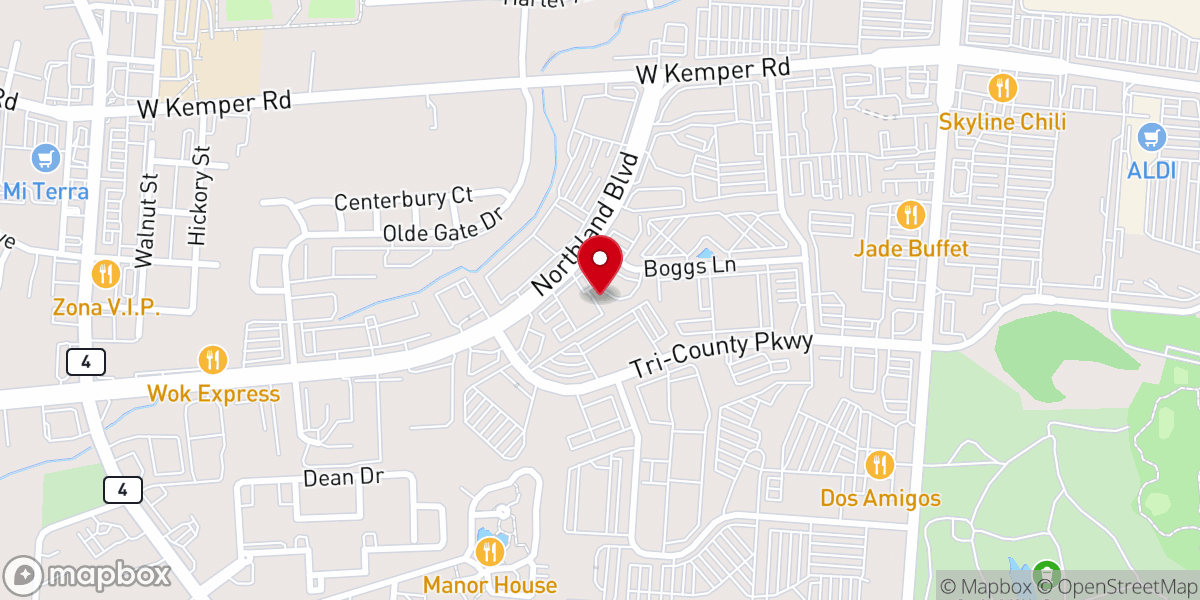 Map showing location of Compass Community Church