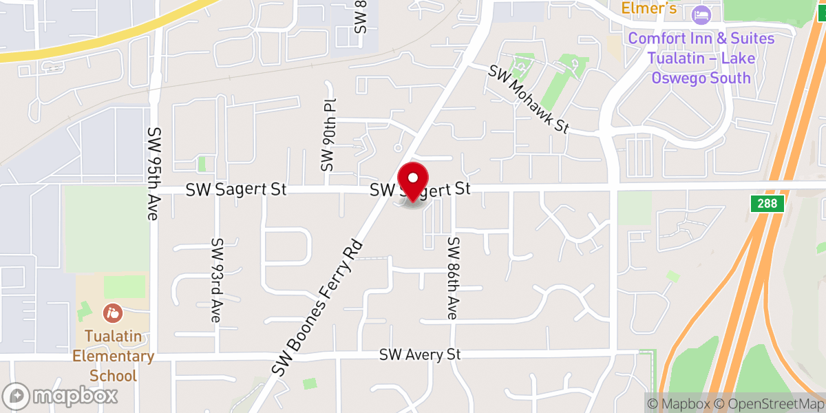 Map showing location of Living Savior Lutheran Church