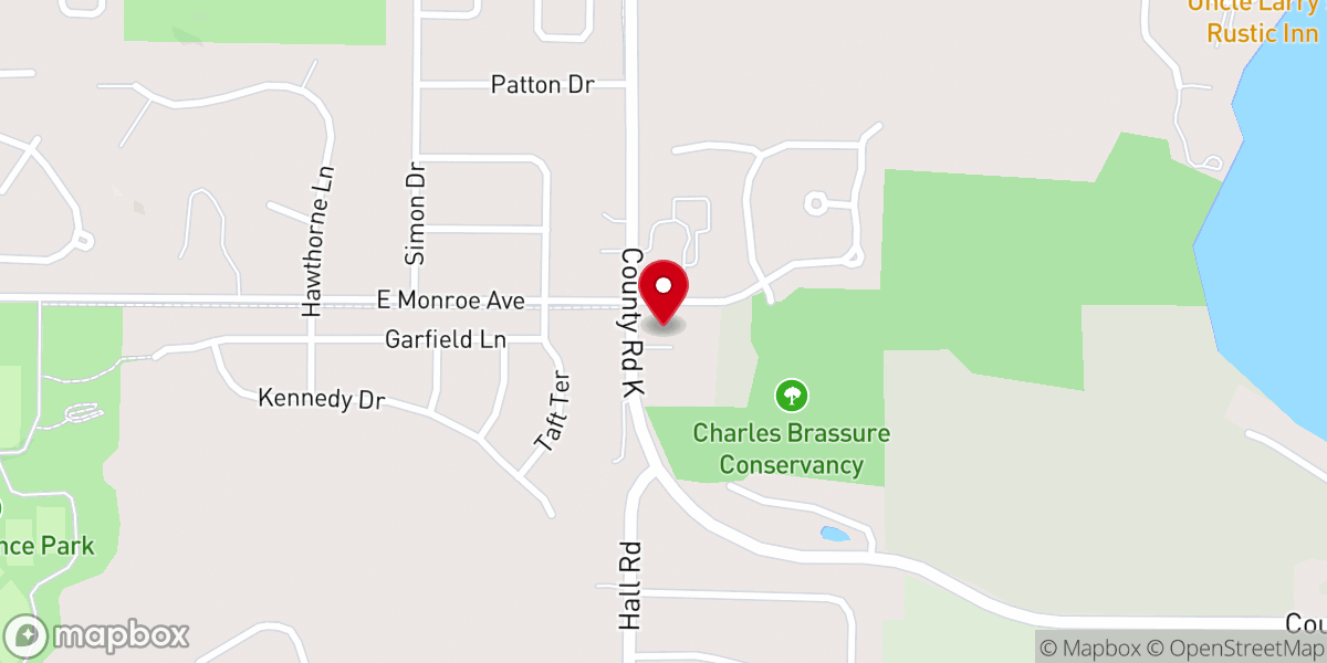 Map showing location of New Life Church Hartford