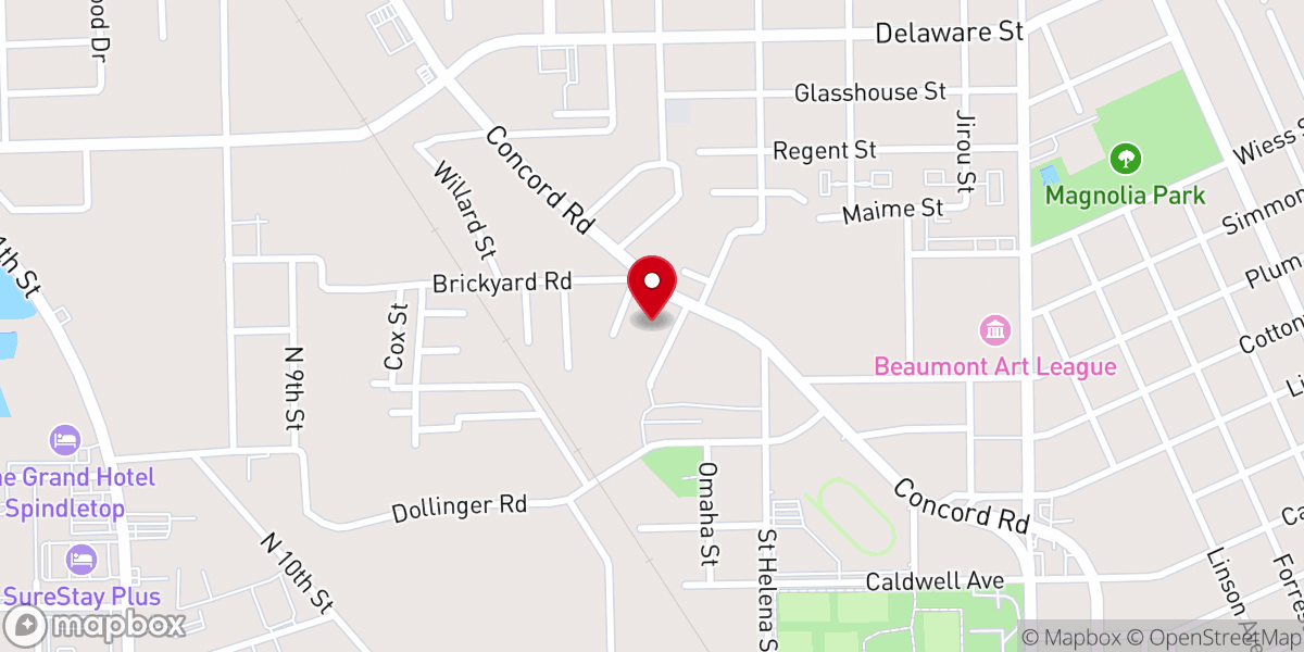 Map showing location of Gethsemane Church of God