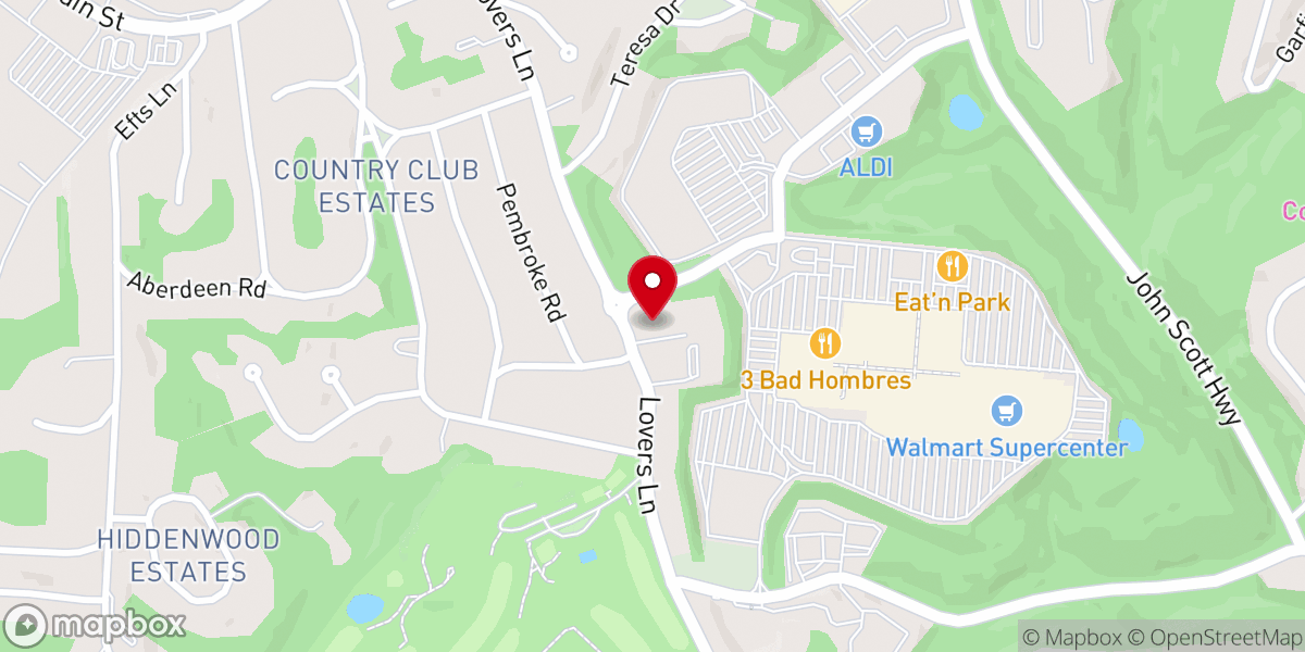 Map showing location of St. Stephen's Episcopal Church