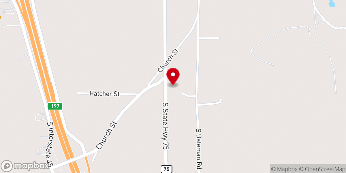 Map showing location of Kingdom Faith Community Church