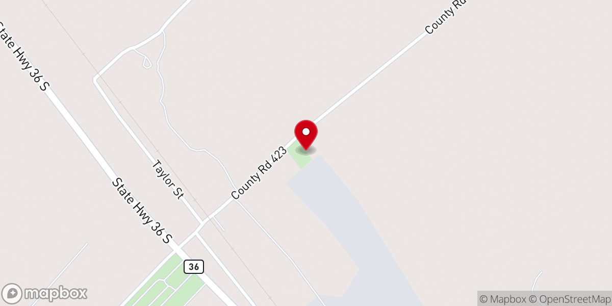 Map showing location of Sweet Home Church