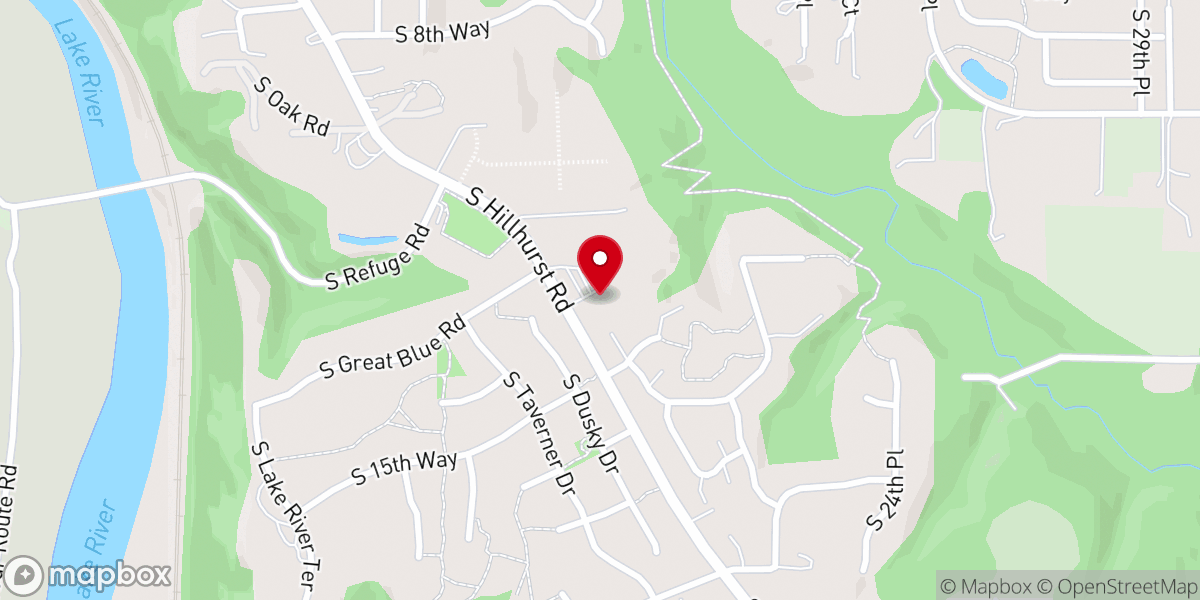 Map showing location of Ridgefield United Methodist Church
