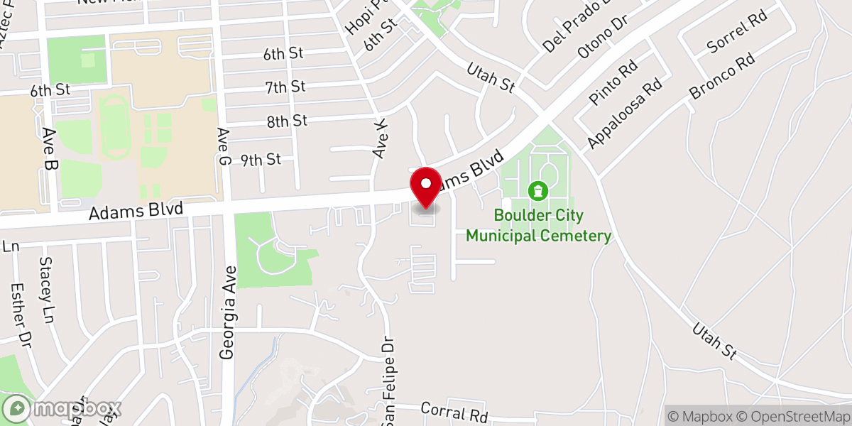 Map showing location of Christian Center Church