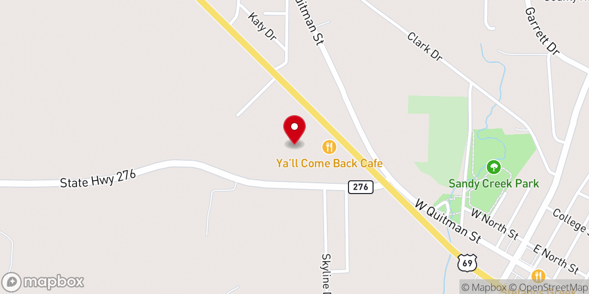 Map showing location of Historical Church Park