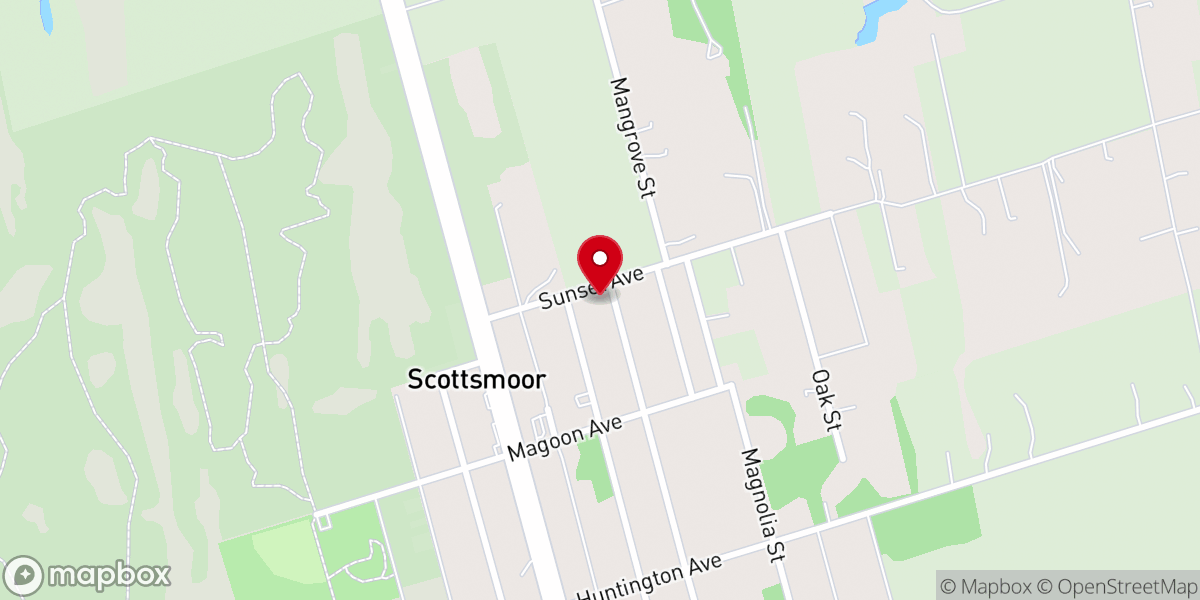 Map showing location of The Rock Church