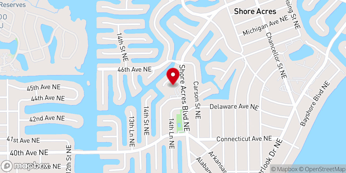Map showing location of The Gathering Church St. Petersburg