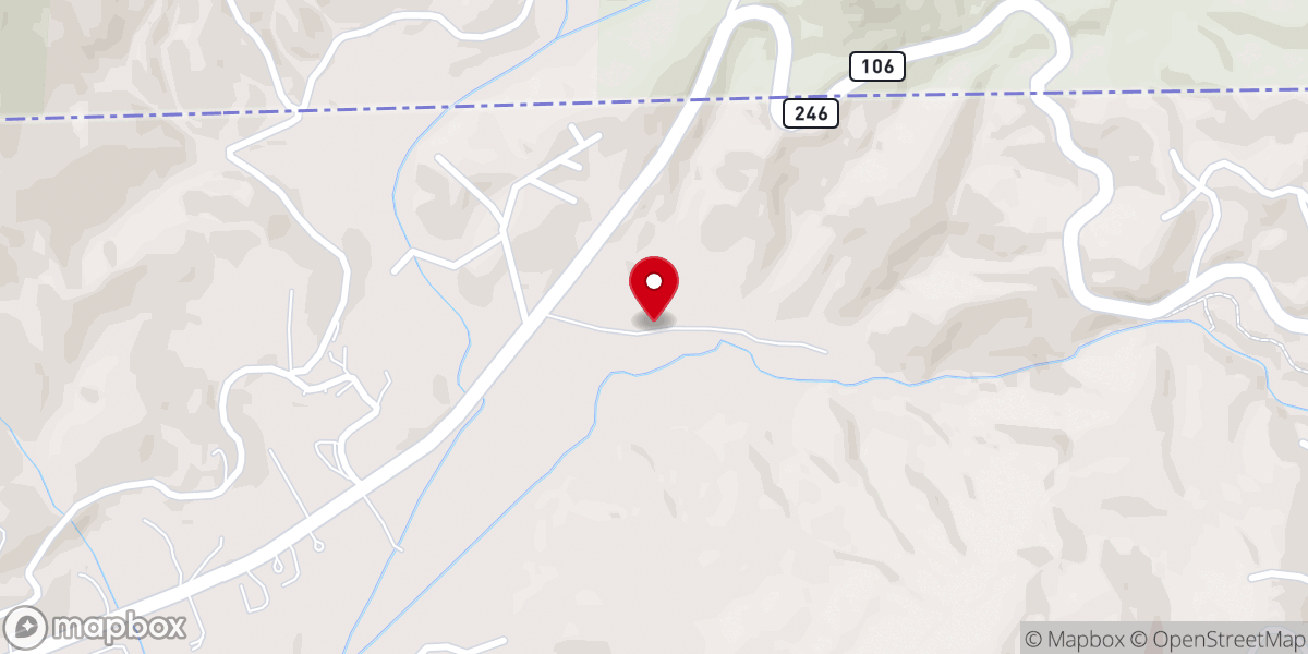 Map showing location of Estatoah Wayfarers Chapel