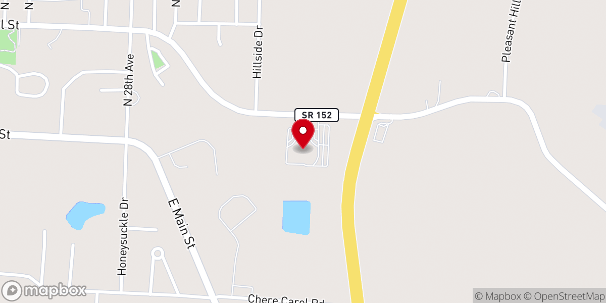 Map showing location of Children's Learning Center of The Church at Sugar Creek