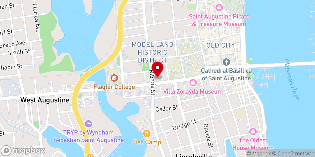 Map showing location of First United Methodist Church