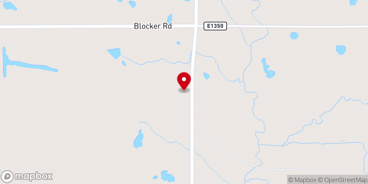 Map showing location of BLOCKER BAPTIST CHURCH