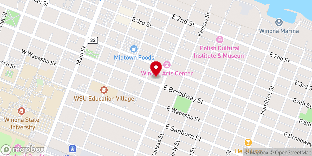 Map showing location of Grace Presbyterian Church