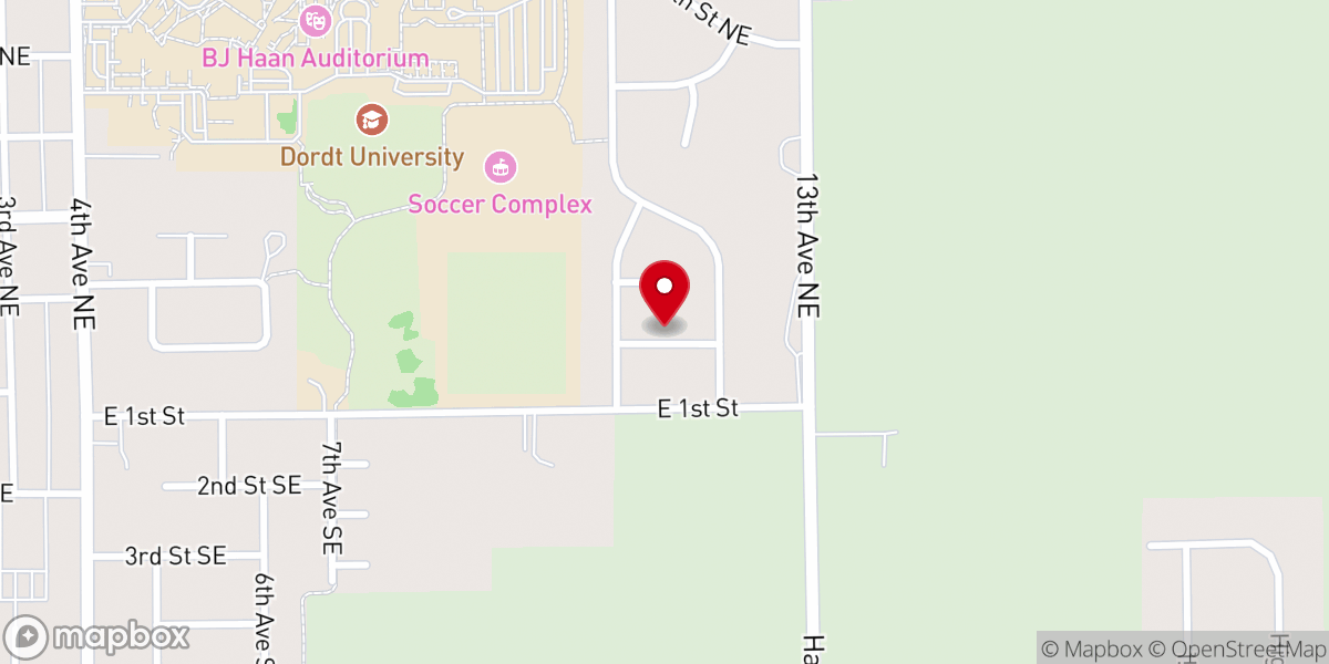 Map showing location of Parsonage