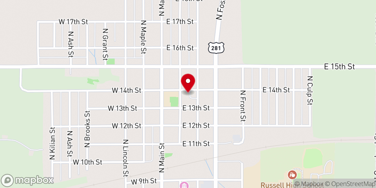 Map showing location of Trinity Umc Thrift Store