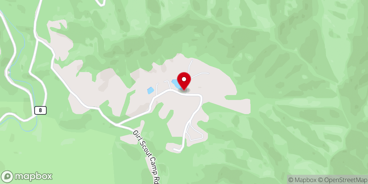 Map showing location of New River Ranch Children's Home