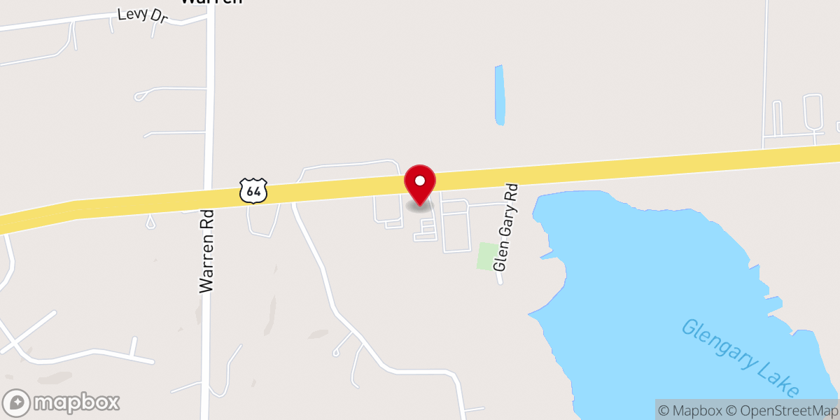 Map showing location of St. Philip the Apostle Catholic Church