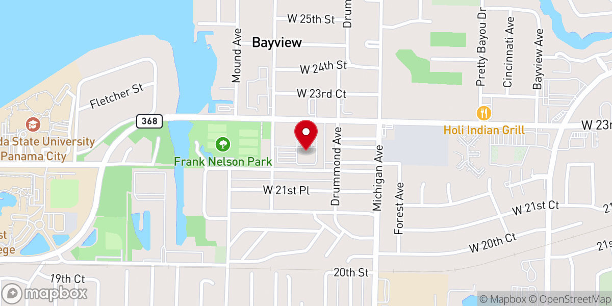 Map showing location of Lighthouse Church