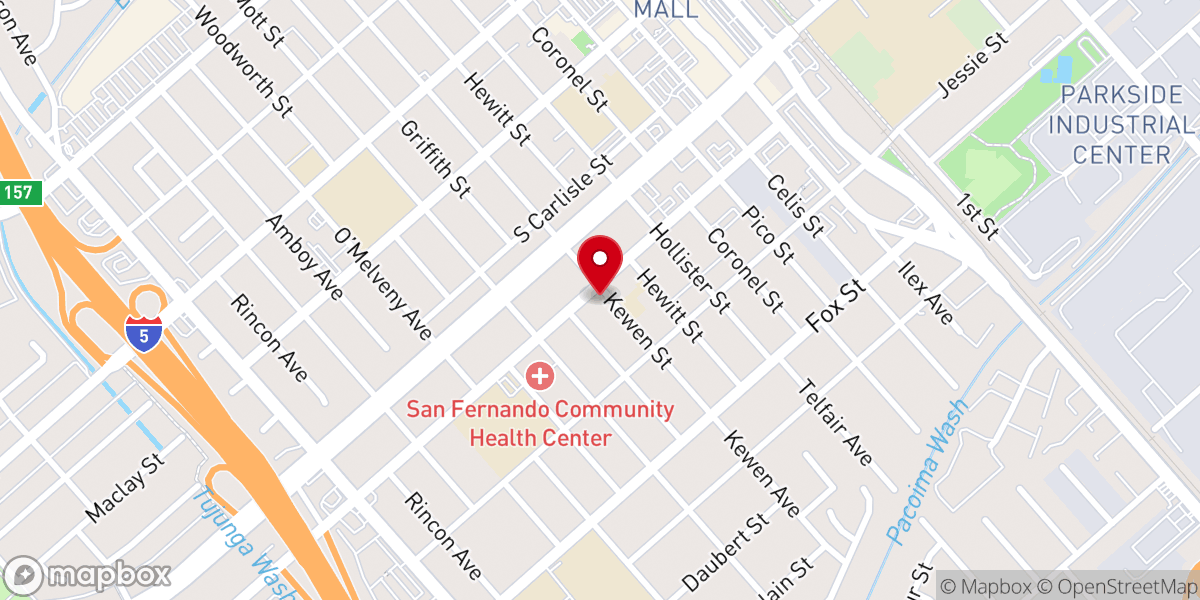 Map showing location of New Destiny San Fernando