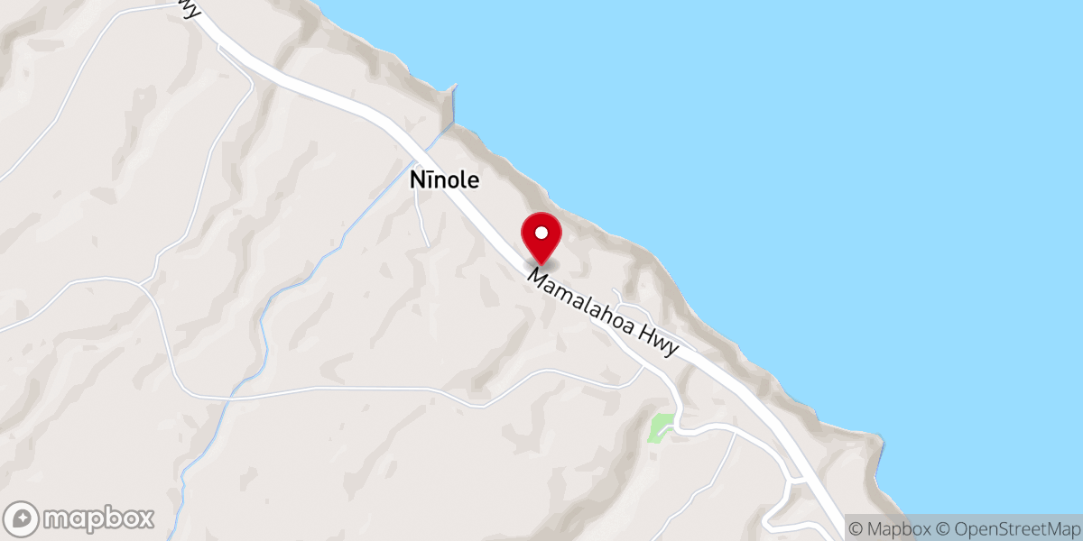 Map showing location of Honohina Hongwanji Mission