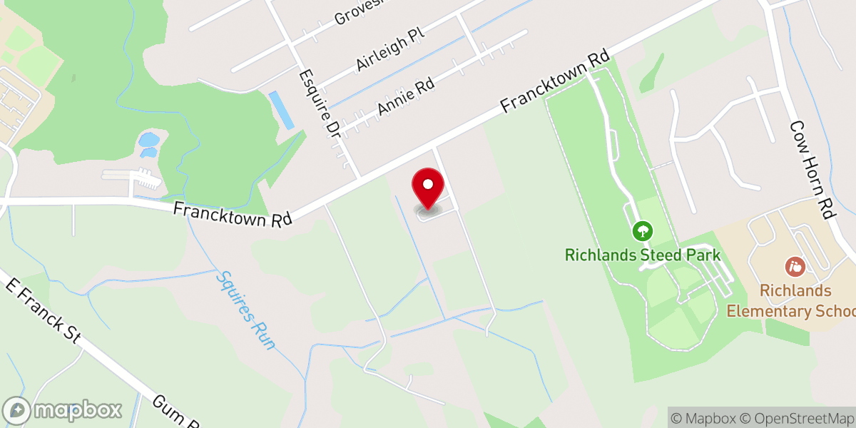Map showing location of Agape Life Family Church