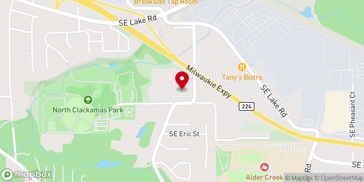 Map showing location of Turning Point Church