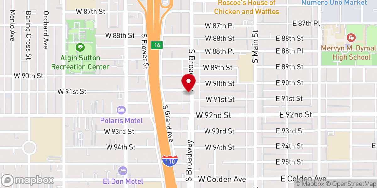 Map showing location of New Testament Church of God