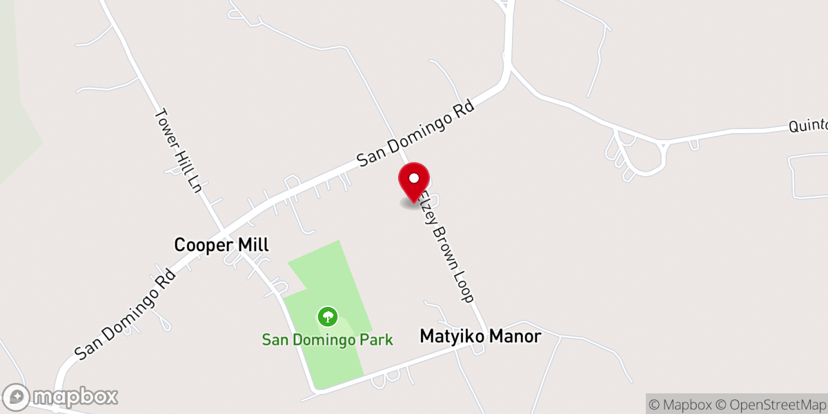 Map showing location of New and Living Way Church