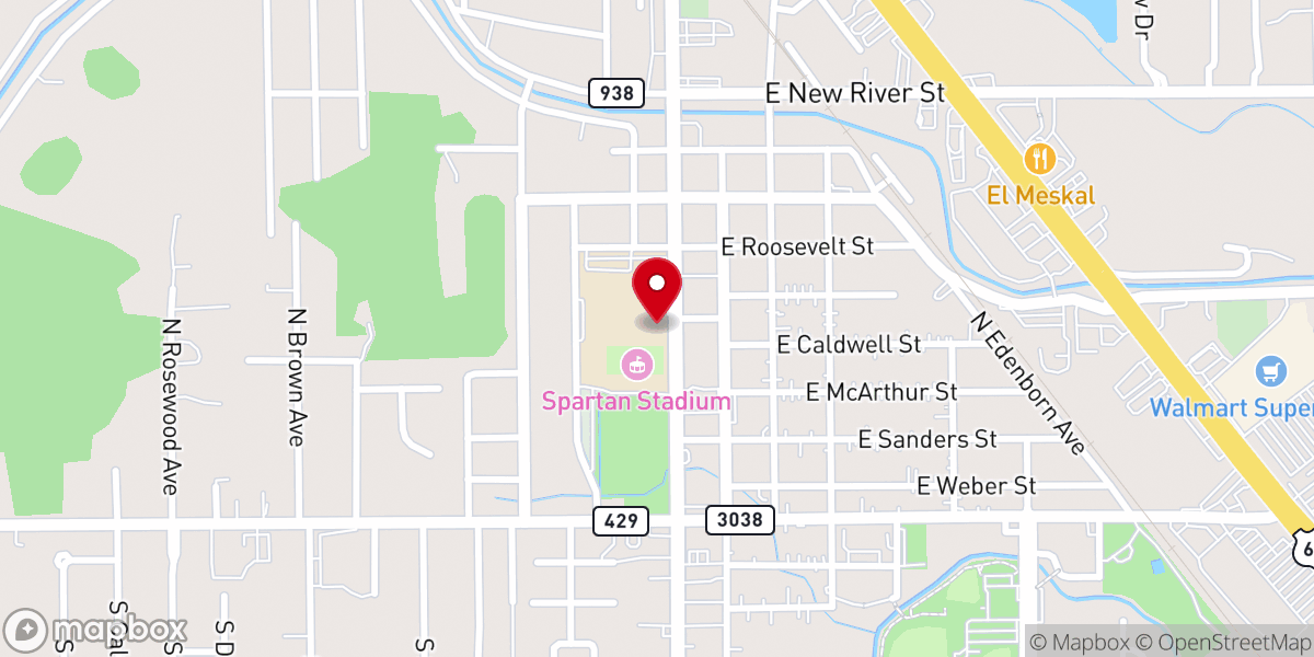 Map showing location of Ascension Parish Early Childhood
