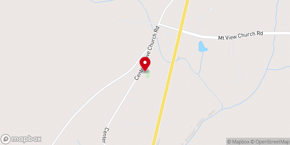 Map showing location of The Bible Baptist Church