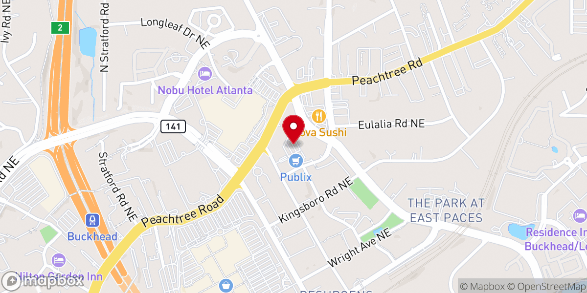 Map showing location of El Elyon International Church