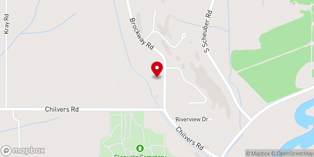 Map showing location of Trinity Christian Fellowship