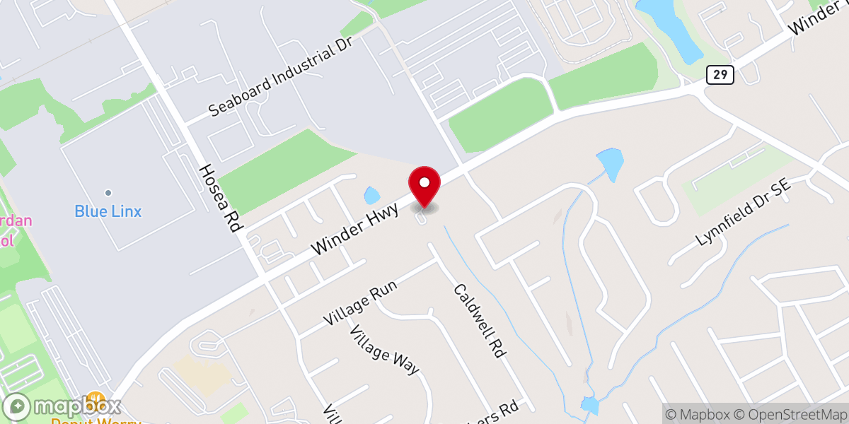 Map showing location of Grace Family International Church USA