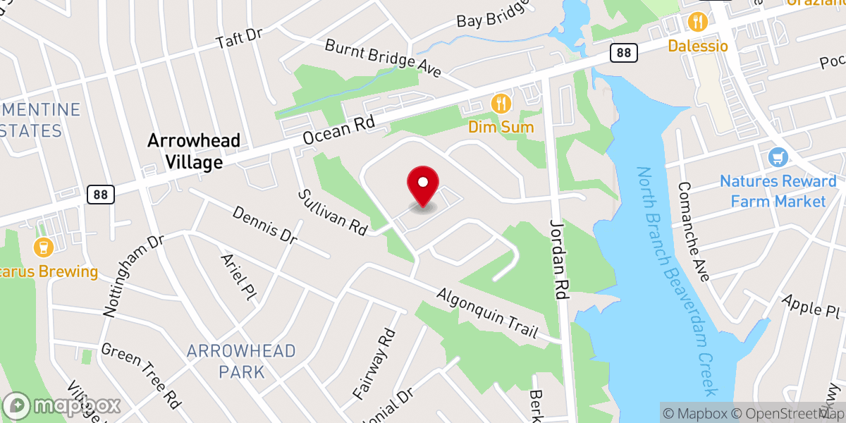 Map showing location of Fellowship Chapel