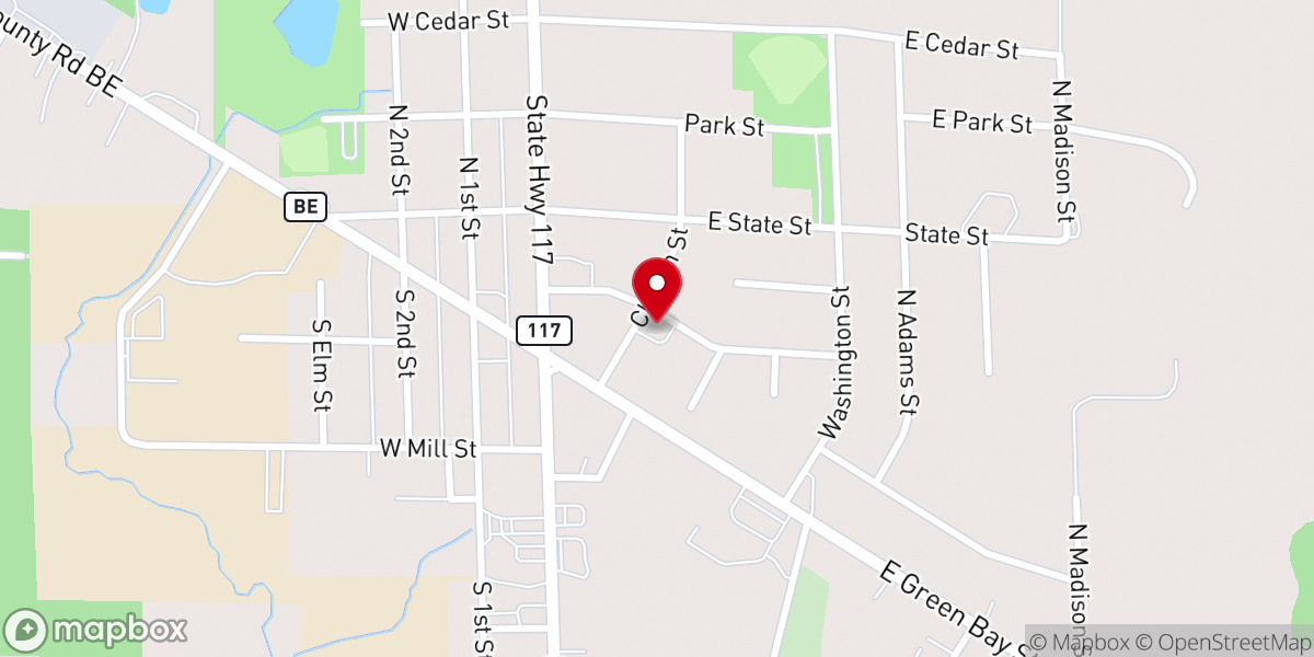 Map showing location of United States Postal Service