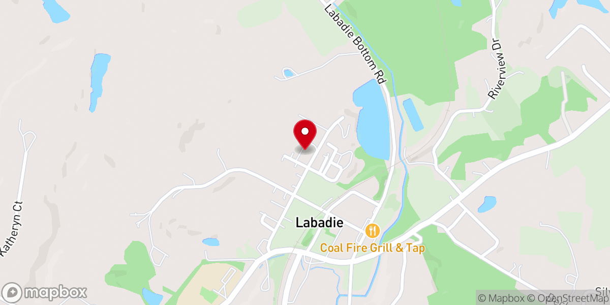 Map showing location of United Church of Christ Pilgrim