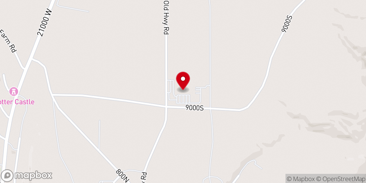 Map showing location of Duchesne County Personnel