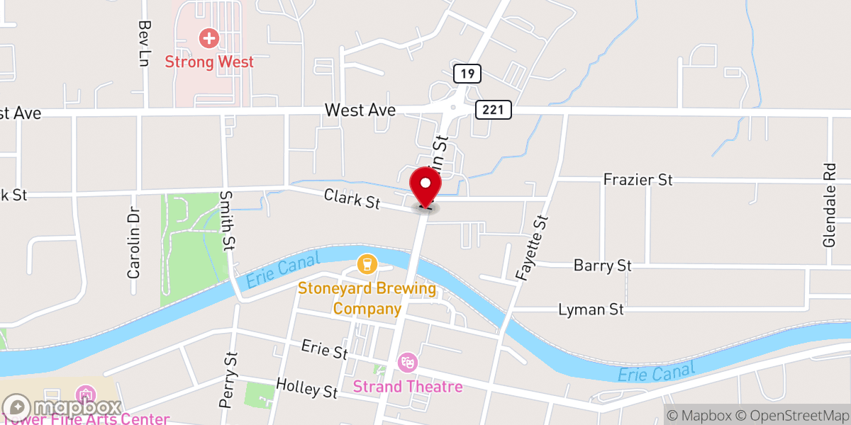 Map showing location of Salvation Station