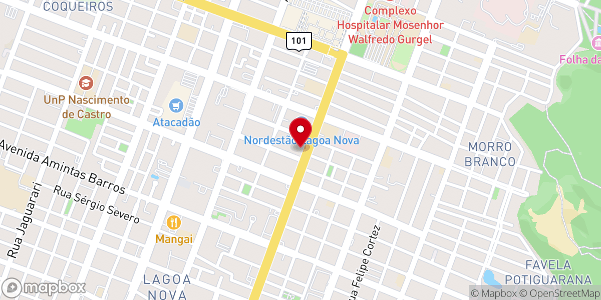 Map showing location of Igreja Cristã Batista da Comunhão