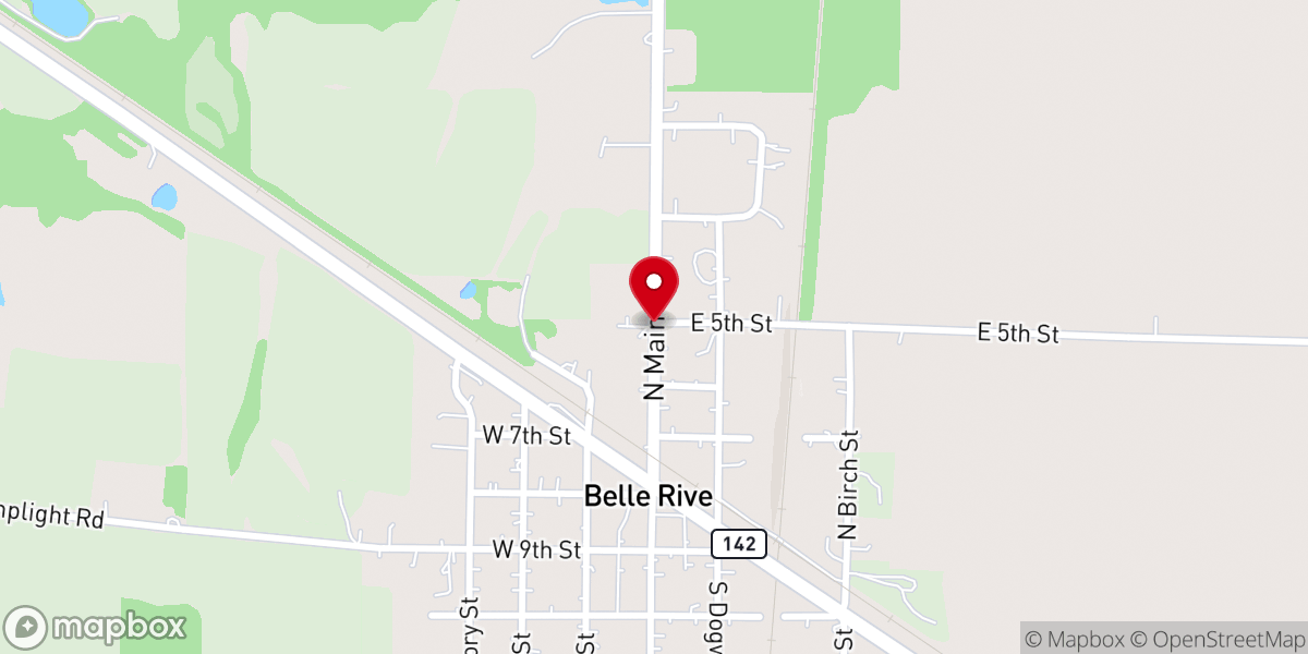 Map showing location of Capps Raymond
