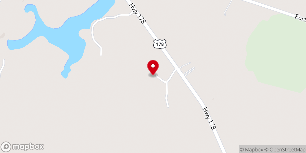 Map showing location of Darian Baptist Church