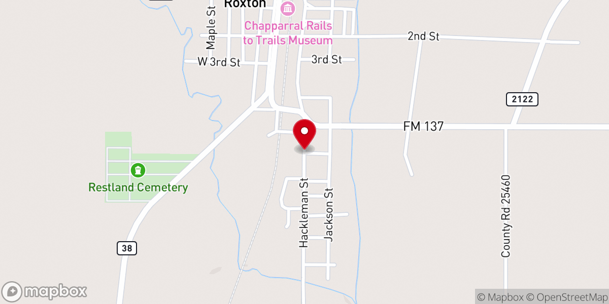 Map showing location of Mt Zion Church of God