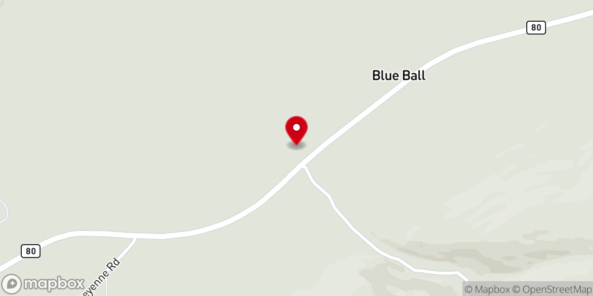 Map showing location of Egypt Freewill Baptist Church
