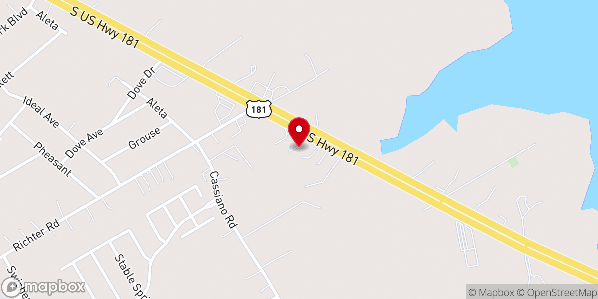 Map showing location of Iglesia de Cristo