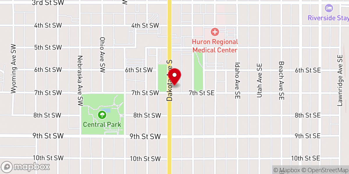 Map showing location of Mt Calvary Lutheran Church & Preschool - LCMS