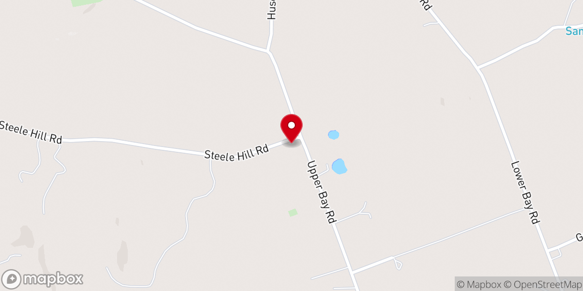 Map showing location of Bay Meeting House and Vestry