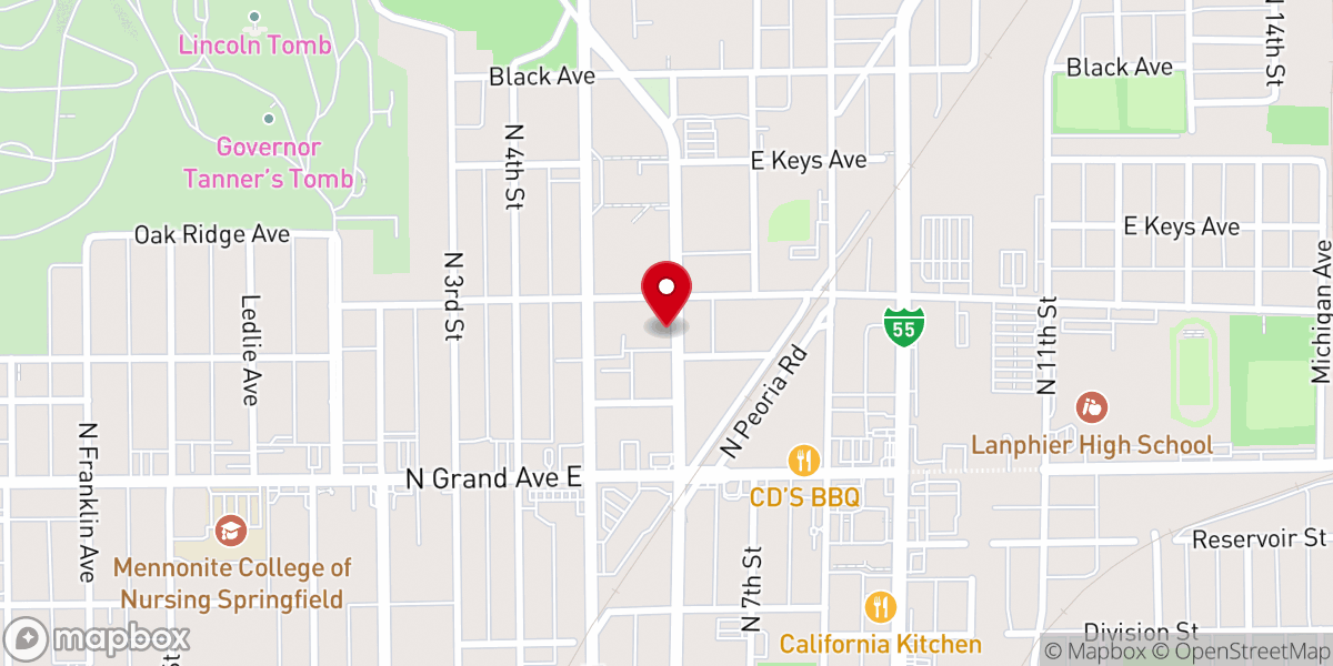 Map showing location of St Joseph Catholic Church